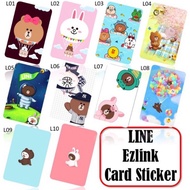 LINE - Cony &amp; Brown Ezlink Card Sticker