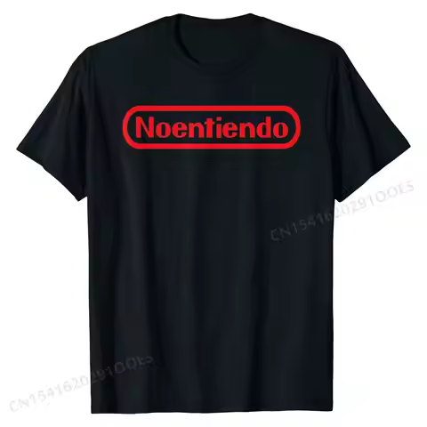 No Entiendo Shirt, Funny Gamer's Shirt For Spanish Speakers T Shirts Casual On Sale Cotton Tops Shir