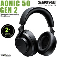 Shure AONIC 50 GEN 2 Wireless Bluetooth Active Noise-Cancelling Over-Ear Headphone with Mic
