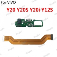 For Vivo Y20 Y20S Y20i Y12S Micro USB Charging Dock Port Board Connector Main Motherboard Flex Cable