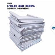 Banner spanduk flexy 1x3 meter POLOS Bekas sisa produksi gagal cetak