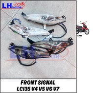 FRONT SIGNAL SET 135LC V4 ~ V7 VIETNIM SMOKE CLEAR LHMOTOR UNCLE SPANAR