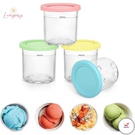WOW> Ice Cream Pints Cup For Ninja Creamie Ice Cream Maker Cups Reusable Can Store Ice Cream Pints C