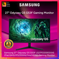 Samsung 27" Odyssey G5 G53F LS27FG530EEXXS (Flat / QHD / IPS / 200Hz / 1ms / HDMI) Gaming Monitor