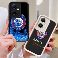 BI66 Arema FC Casing for OPPO Reno 11 8T 11F Pro 5G White Black