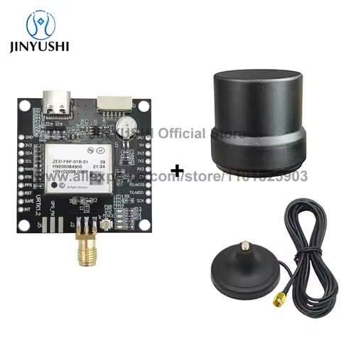 replace UM980,GNSS RTK Module EM-ZED-F9PD1 cm-level Rover Receiver USB-C Board Position Base GPS Glo