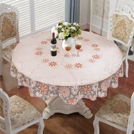 Waterproof Table Cloth/Dining Table Cloth Elegant Motif Size 150x150cm