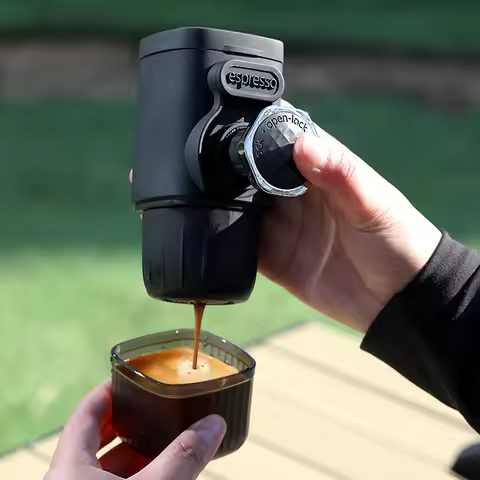 muntifunction capsule espresso coffee machine 15bar 100ml openner hand pressure coffeeware for coffe