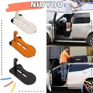 NIUYOU Car Roof Rack Step, Foldable Multifunction Car Door Step, Universal Aluminium Alloy Latch Hook