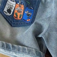 CowShorts for boys for boys with Korean style personality printed bag, Korean shape - spacious - com