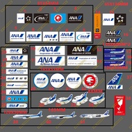 [All Day Air] Luggage Stickers Locomotive All Airlines ANA Fragile Items Airplane Laptop Locker