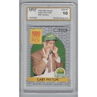 1990-91 Hoops 391 Gary Payton LS RC GRADED 10 GEM MT by MINT (product code 73-SB2)