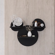 Koncept Furniture ชั้นแขวน DISNEY รุ่น MICKEY-RETRO สีดำ