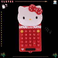 CLEVERHD Hello Kitty Calculator, Sanrio Push Cover Portable Calculator,  Learning Tool Cartoon Elect