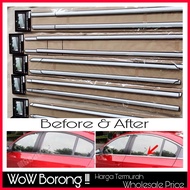 Window Chrome Lining ~Perodua Myvi,Bezza,ViVa,Axia,Kancil Proton Persona,Saga2016,BLM,Waja,Iswara,Pr