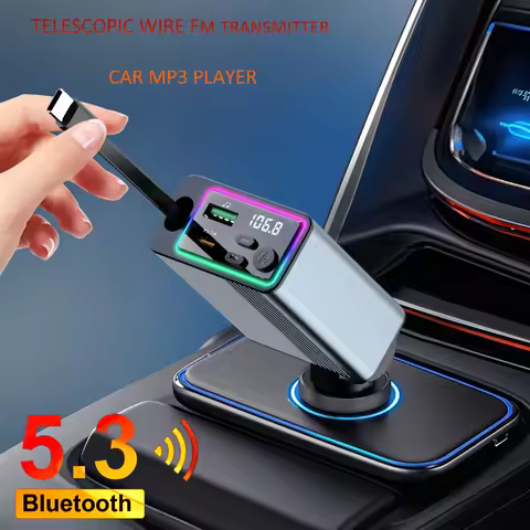 Bluetooth 5.3 Fm Transmitter Handsfree Car MP3 Player Stereo Car FM Modulator PD36W Quick Charge QC3
