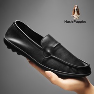 Hush Puppies_รองเท้าผู้ชาย รุ่น Blaze HP 8HCFI6599B - Men's Business Casual Shoes สีดำ หนังวัวชั้นหนึ่ง รองเท้าลำลอง รองเท้าแบบสวม