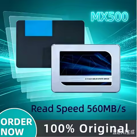 For Crucial 2.5 Inch SATA SSD MX500 BX500 256GB 500GB 1TB 2TB Large Capacity 3D NAND Drive For Gamin
