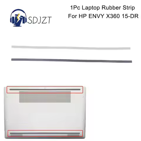 31.5cm Rubber Strip Laptop Bottom Shell Cover Foot Pad For HP ENVY X360 15-DR Non-Slip Bumper Feet S
