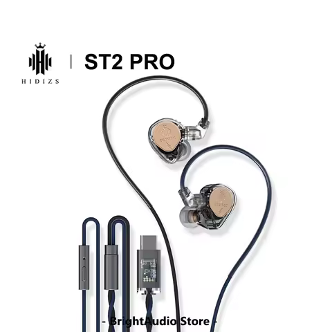 HIDIZS ST2 PRO Hi-Res Audio HiFi Digital In-ear Earphone High-Performance DAC USB-C Plug ES9218AC Pr