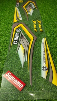 Striping Rx King List Transparan Bening Variasi abu gold kuning
