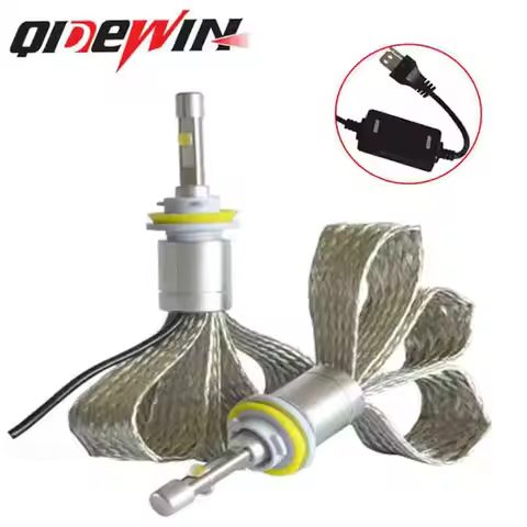 2PCS R3 Led Canbus Headlight H7 Led H4 H11 Bulb Auto Lamp Fanless h1 HB3 HB4 9005 9006 9012 Headligh