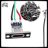 [8C11] USB Ja 3.1 Type-C 4 P Welding Wire 3A Female DIY Connector Straight For Mobile Phone Charging