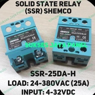 Shemsco Solid State Relay Ssr-25Da-H 25A 24-380Vac 4-32Vdc Dimensions 58X44.9X29Mm Made In China Ori