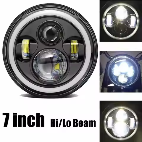 7 inch 60W LED Headlights for Jeep CJ/Wrangler JK Headlamps Led Driving Light for Land Rover Defende
