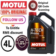MOTUL H-TECH PRIME 5W40 100% SYNTHETIC FULLY SYNTHETIC 4 LITER