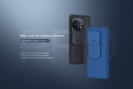 Nillkin Thời Trang Máy Ảnh Bảo Vệ Ốp Lưng Cho OnePlus 11 Ốp Lưng Máy Ảnh TPU + PC Doanh Nhân Ốp Lưng