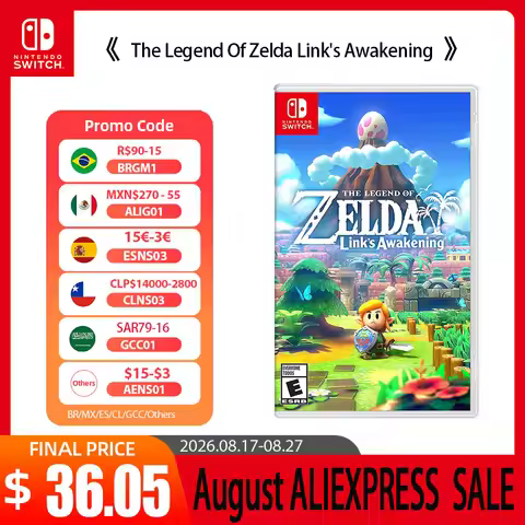 Nintendo Switch Game Deals - The Legend Of Zelda Link's Awakening - Games Physical Cartridge