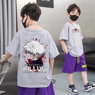 T Shirt for Kids Boy Oversized Short Sleeve Shirt School Sports Top for 2 to 12 Naruto anime QWER78 