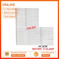 TH-43EX600W พานาโซนิค TH-43EX600K แถบแสง TNPA6341-4A 2A 4A TNPA6342-2A