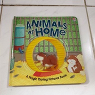 buku anak Animals At Home A Magic Moving Pictures Book in English