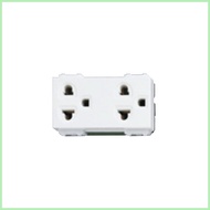 ◫ ☃ ☏ Panasonic Duplex Universal Outlet with Ground WEG 15929 with cover