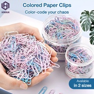 Coloured Paper Clip (500 Pcs/Pack) Office Stationary Cute Photo Clip Durable Pengepit Kertas 照片夹