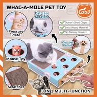 CATTO Cat Kitten Toys Mainan Kucing Play Cat Scratcher Board Cat Teaser Penggaruk Cakar Kucing Whac-