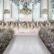 3.3 × 33Ft Mirror Runner Wedding Aisle, Mirror Aisle Runner for Wedding Ceremony, Wedding Reflective