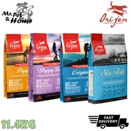 Orijen Dog Food 11.4KG  (Orijen Puppy , Original ,Large Breed Puppy ,Orijen fish , 6 FISH , SIX FISH