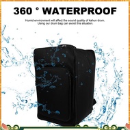 1 Piece Cajon Bag Cajon Backpack Black Oxford+Cotton 31.5x53CM Padded Bag with Handle and Shoulder S