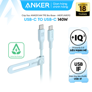 [Không SD iPhone 14 Trở Xuống] Cáp Sạc ANKER 544 chất liệu Bio-Based USB-C to USB-C - Dài 0.9m/1.8m 