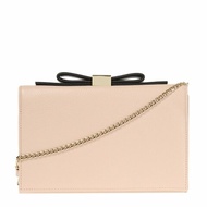 See by Chloe經典不敗款 Nora 蝴蝶結金屬防刮皮革斜背/側背兩用包