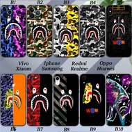 BAPE Apple iPhone 6 6S 7 8 SE PLUS X XS Silicone Soft Cover Camera Protection Phone Case