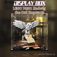 BrickLight™for❤️Doll Display Box Transparent Storage Box Lego 76391 Hogwarts Hedwig Harry Potter Dus
