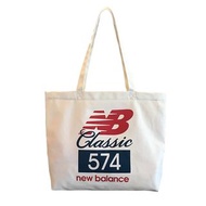 韓國 New Balance Classics 574 米白色帆布 側咩袋