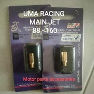 UMA RACING MAIN JET 88 -160 SIZE