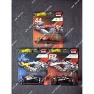 Hot Wheels Formula 1 F1 (Set of 3) Scuderia Ferrari HP #44, Visa Cash App Racing Bulls #6, MoneyGram