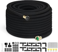 YANEYAN 150 FT Soaker Hose 1/2" Heavy Duty Garden Hose to Save 70% Water Drip Irrigation Kit for Law