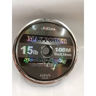 MAX POWER X4 BRAID 15LB 100METER SPECIALLY-JIGGING FISHING LINE